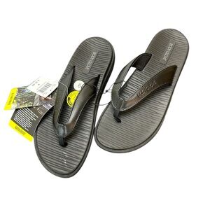 Body Glove Lotus II Black‎ Flip Flop Sandals 9 Ultra Cushioned Footbed Archlogix